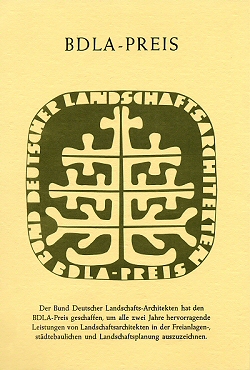 Urkunde BDLA-Preis 1983