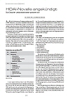 Wirz/Gehrcke: HOAI-Novelle angekündigt; Anklicken öffnet pdf-Datei (200 KB)