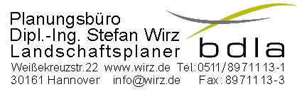 Adresse Planungsbüro Wirz / Logo
