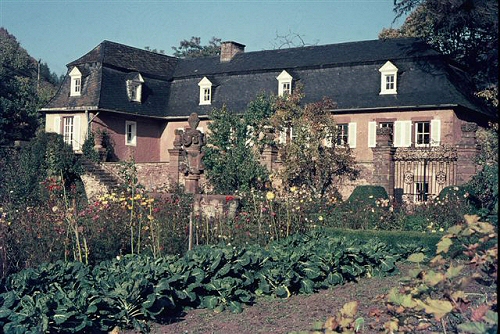 Eiserner Garten, im Hintergrund das Brauhaus (Foto von Annette Metz)