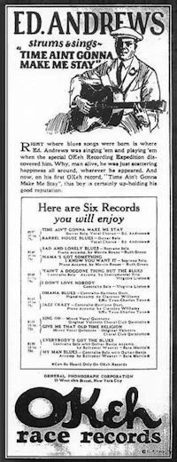 Chicago Defender advertisement on May 17, 1924