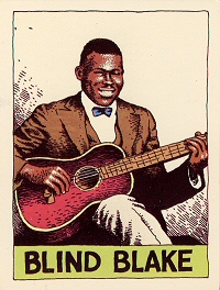 Robert Crumb's 'Heroes Of The Blues' - A set of 36 cards # 4 (Yazoo Records. Inc.); click to enlarge!