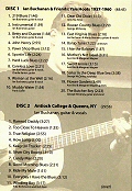 track list # 1; click to enlarge!