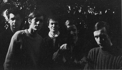 C R E W 6 6 1968; left to right: 'Ronnie'; Hans 'HE' Eßer; Stefan Wirz; Hartmut 'Hardy' Houben; Walter Schmitz