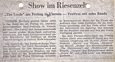 Beat-Festival Viersen; October 11, 1968; click to enlarge!