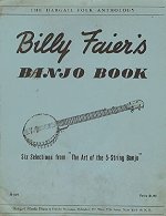 Billy Faier's Banjo Book, front cover; click to enlarge!