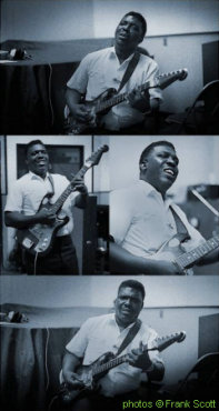 J O H N N Y   F U L L E R, 1973; source: Front cover of Bluesmaker BM 3801; photographer: Frank Scott
