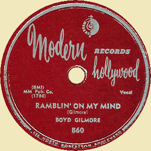 B O Y D   G I L M O R E; Modern 860; 78 rpm