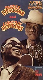 Masters of the Country Blues: Mance Lipscomb and Lightnin' Hopkins.- Yazoo video 502; click to enlarge!
