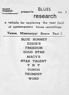  Blues Research # 1