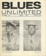 Front cover of Blues Unlimited 32 (April 1966)