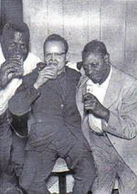 Howling Wolf, Georges Adins & Sonny Boy Williamson; click to enlarge!