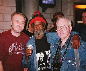 Byron Foulger, Henry Qualls & Phil Wight at the Utrecht Blues Estafette, 1994; source: http://www.flickr.com/photos/neverslim/278476449/ ('Never Slim'); photographer: Mike Rainsford; click to enlarge!