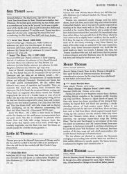 Henry Thomas entry in Tony Russell & Chris Smith with Neil Slaven, Ricky Russell & Joe Faulkner: The Penguin Guide to Blues Recordings.- London/New York/Toronto (Penguin Books), 2006, p. 645