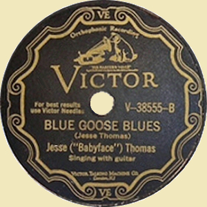 'Blue Goose Blues' label; Victor V-38555-B