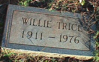 Willie Trice's headstone; source: http://www.deadbluesguys.com/dbgtour/trice_willie.htm