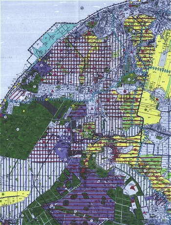 Landschaftsplan Cuxhaven, Karte 'Manahmen zum Schutz, zur Pflege und zur Entwicklung von Natur und Landschaft'