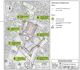 Nachnutzung Deponie Oldenburg-Osternburg', Karte 'Anbindungen und Wegekonzept' als vergrößerte jpg-Datei